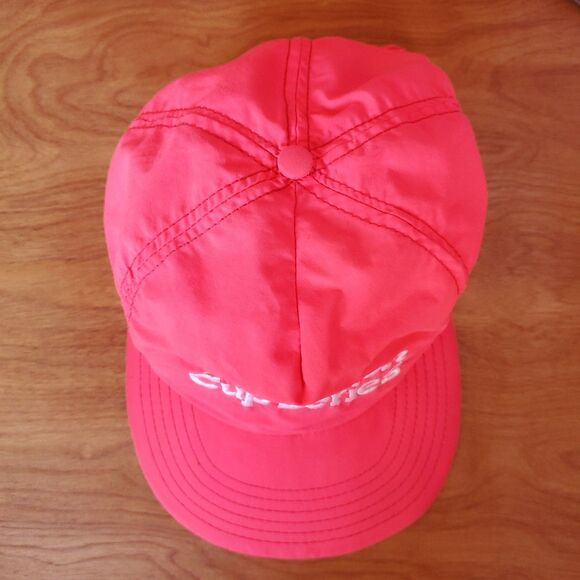 Vintage Winston Cup Series Hat NASCAR 80s USA Bright Neon Pink Snapback Cap - Picture 9 of 12
